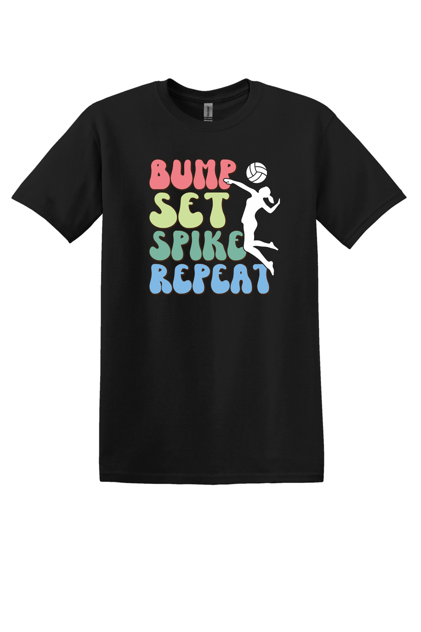 Bump Set Spike Repeaet Unisex Volleyball T-shirt