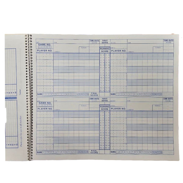 Score-Right Volleyball Scoring Book